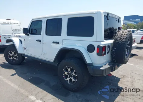 2021 Jeep Wrangler Unlimited Rubicon 4X4 из США, поврежденный, VIN 1C4HJXFGXMW841582